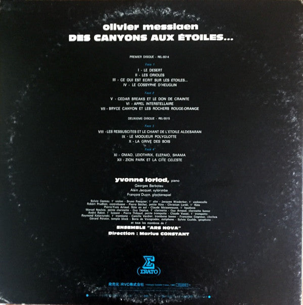 Olivier Messiaen - Des Canyons Aux Étoiles... (2xVinyl, LP, Promo) Very Good Plus (VG+) / Very Good Plus (VG+)
