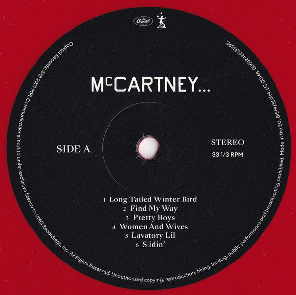 Paul McCartney - McCartney III (Vinyl, LP, Album, Limited Edition, Numbered, Stereo) Very Good Plus (VG+) / Very Good Plus (VG+)