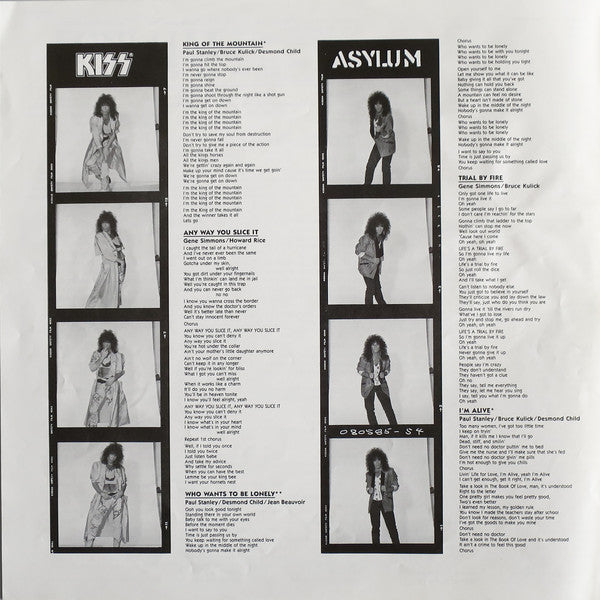 Kiss - Asylum (Vinyl, LP, Album, Promo) Very Good Plus (VG+) / Very Good (VG)