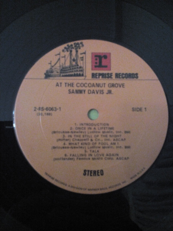 Sammy Davis Jr. - At The Cocoanut Grove (2xVinyl, LP, Album, Stereo) Very Good (VG) / Good Plus (G+)