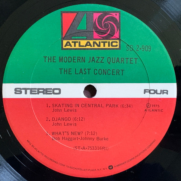 The Modern Jazz Quartet - The Last Concert (2xVinyl, LP, Album, Stereo) Very Good (VG) / Good Plus (G+)