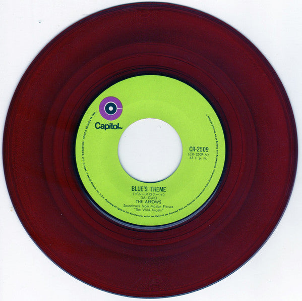 Davie Allan & The Arrows - Blue's Theme / Theme From The Wild Angels (Vinyl, 7", 45 RPM, Single) Very Good (VG) / Very Good (VG)