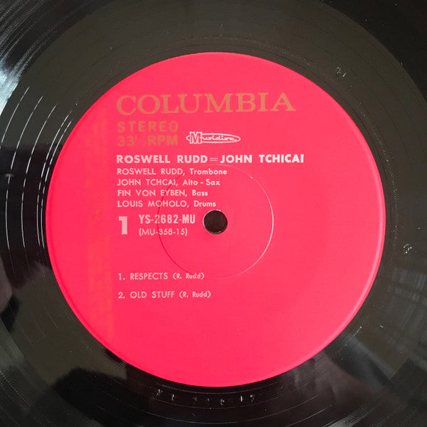 Roswell Rudd - Roswell Rudd=John Tchicai (Vinyl, LP, Album) Very Good Plus (VG+) / Very Good Plus (VG+)