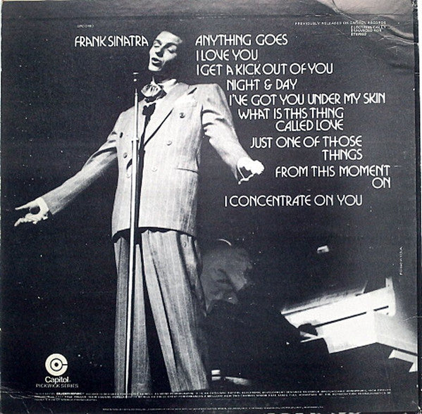 Frank Sinatra - My Cole Porter (Vinyl, LP, Compilation, Stereo) Very Good (VG) / Good Plus (G+)