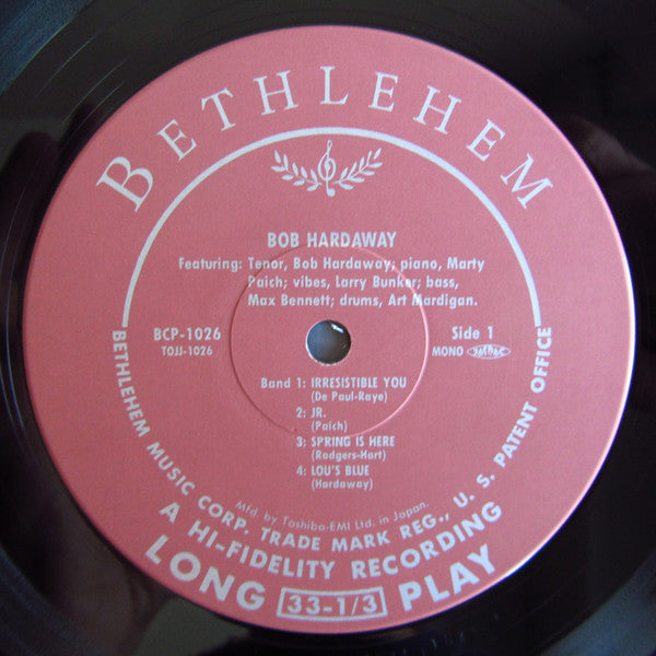 Robert Hardaway - Lou's Blue (Vinyl, 10", Album, Reissue, Mono) Near Mint (NM or M-) / Near Mint (NM or M-)