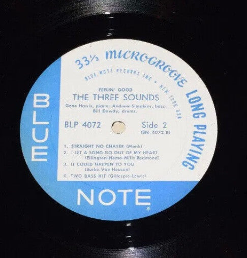 The Three Sounds - Feelin' Good (Vinyl, LP, Album, Mono) Very Good (VG) / Very Good (VG)