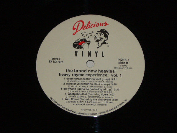 The Brand New Heavies - Heavy Rhyme Experience: Vol. 1 (Vinyl, LP, Album, Stereo) Very Good Plus (VG+) / Very Good Plus (VG+)