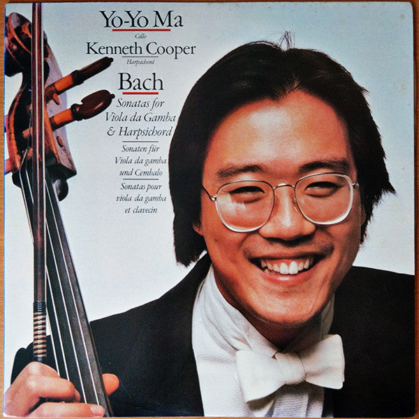 Johann Sebastian Bach - Sonatas For Viola Da Gamba & Harpsichord (Vinyl, LP, Stereo) Very Good Plus (VG+) / Very Good Plus (VG+)