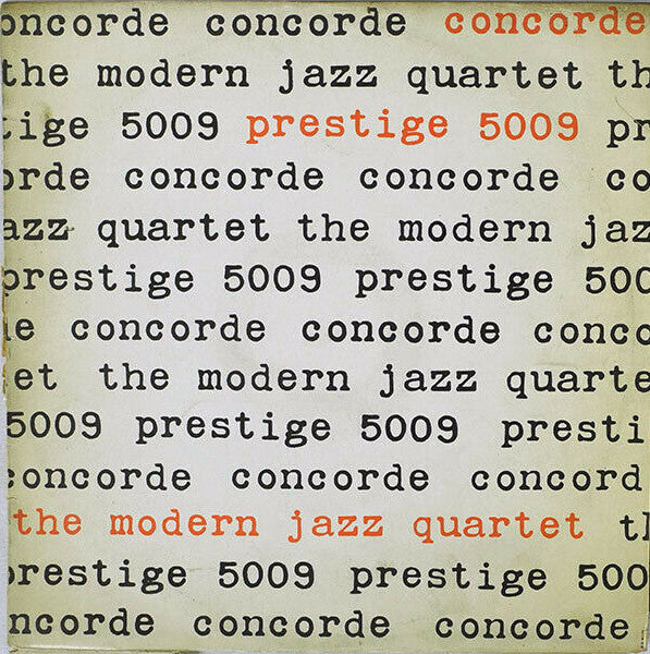 The Modern Jazz Quartet - Concorde (Vinyl, LP, Album, Mono) Very Good Plus (VG+) / Very Good Plus (VG+)