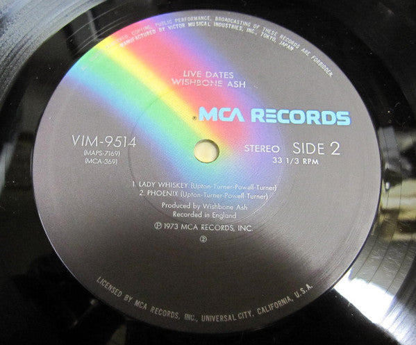Wishbone Ash - Live Dates = ライブ・デイト (2xVinyl, LP, Reissue) Very Good (VG) / Very Good (VG)