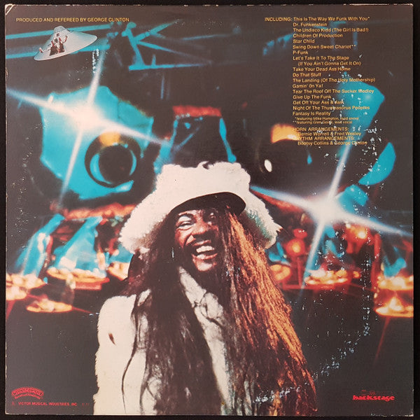 Parliament - Live (P.Funk Earth Tour) (2xVinyl, LP, Album, Promo, Stereo) Very Good Plus (VG+) / Very Good (VG)