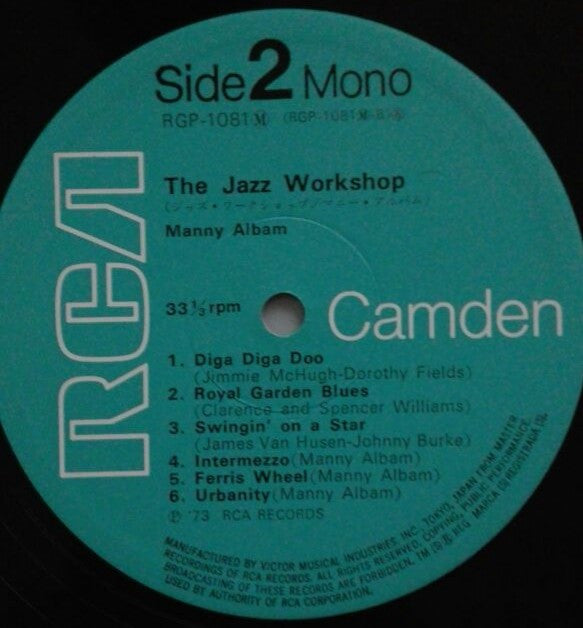Manny Albam - The Jazz Workshop (Vinyl, LP, Album, Reissue, Mono) Near Mint (NM or M-) / Very Good Plus (VG+)