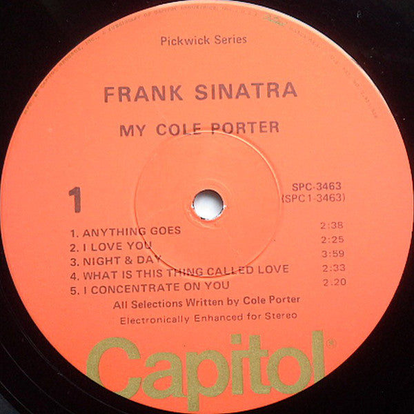Frank Sinatra - My Cole Porter (Vinyl, LP, Compilation, Stereo) Very Good (VG) / Good Plus (G+)