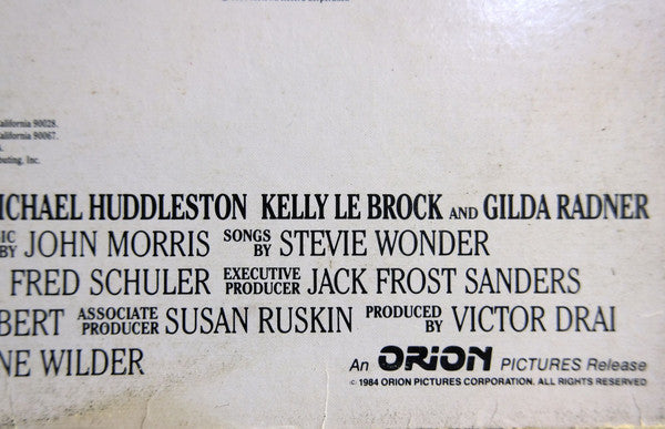 Stevie Wonder - Selections From The Original Motion Picture Soundtr...