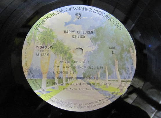 Osibisa - Happy Children (Vinyl, LP, Album) Very Good (VG) / Good Plus (G+)