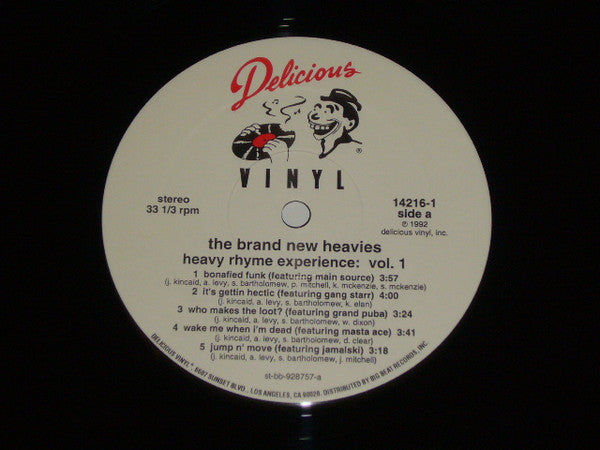 The Brand New Heavies - Heavy Rhyme Experience: Vol. 1 (Vinyl, LP, Album, Stereo) Very Good Plus (VG+) / Very Good Plus (VG+)