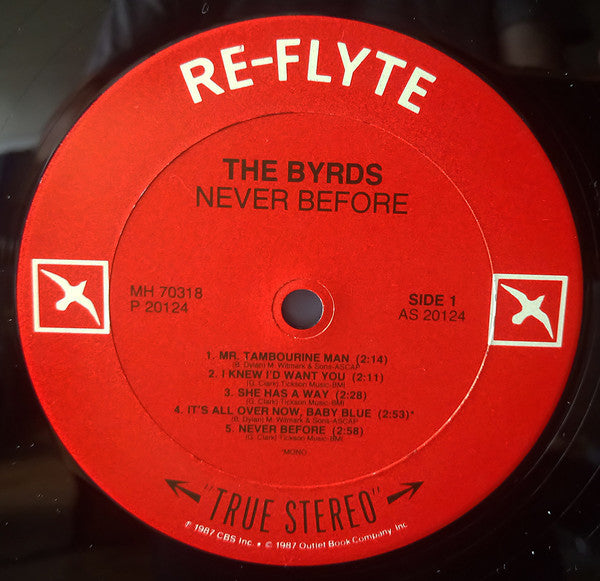 The Byrds - Never Before (Vinyl, LP, Album, Stereo, Mono) Near Mint (NM or M-) / Near Mint (NM or M-)