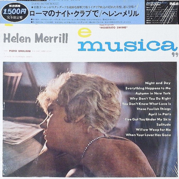 Helen Merrill - Parole E Musica (Vinyl, LP, Album, Mono) Very Good Plus (VG+) / Very Good (VG)