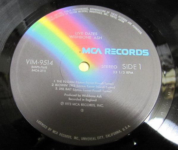 Wishbone Ash - Live Dates = ライブ・デイト (2xVinyl, LP, Reissue) Very Good (VG) / Very Good (VG)