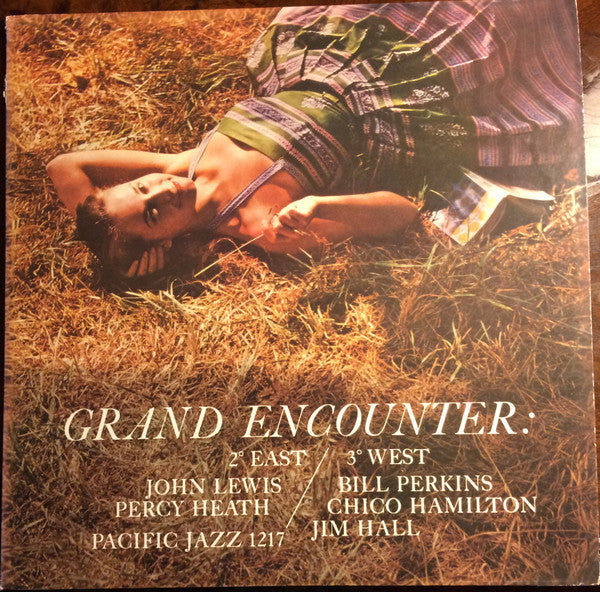 John Lewis (2) - Grand Encounter: 2 Degrees East - 3 Degrees West (Vinyl, LP, Album, Reissue, Mono) Very Good Plus (VG+) / Very Good Plus (VG+)