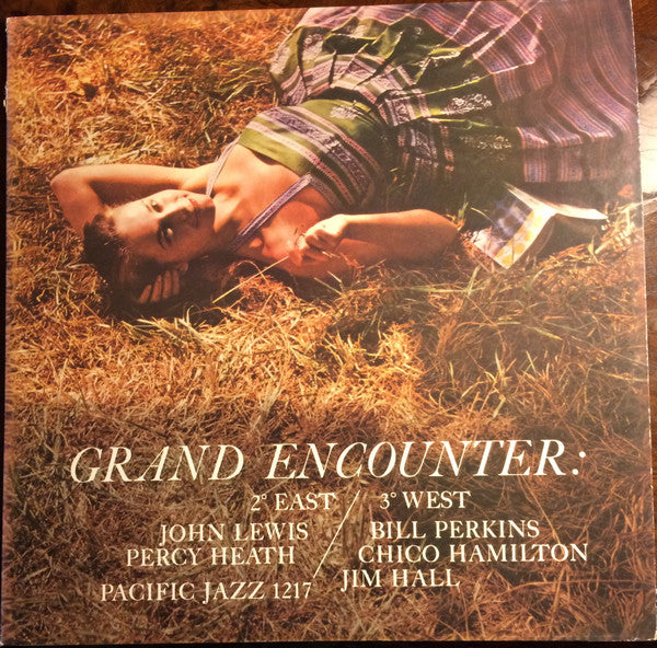 John Lewis (2) - Grand Encounter: 2 Degrees East - 3 Degrees West (Vinyl, LP, Album, Reissue, Mono) Very Good Plus (VG+) / Very Good Plus (VG+)