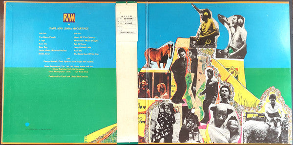 Paul & Linda McCartney - Ram (Vinyl, LP, Album, Reissue) Very Good Plus (VG+) / Very Good (VG)