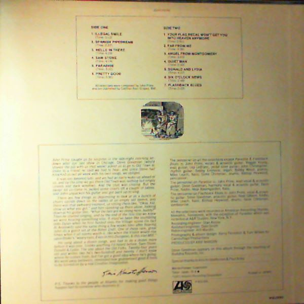 John Prine - John Prine (Vinyl, LP, Album, Promo, Stereo) Very Good (VG) / Good (G)
