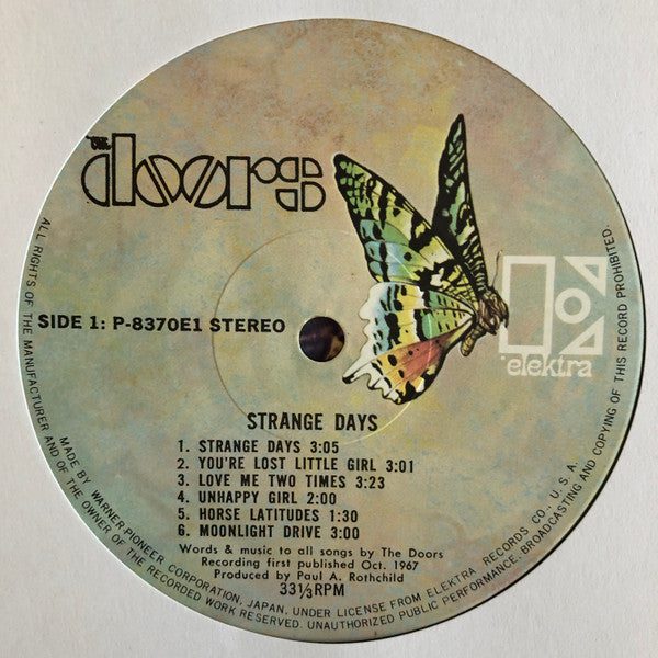 The Doors - Strange Days = まぼろしの世界 (Vinyl, LP, Album, Reissue)