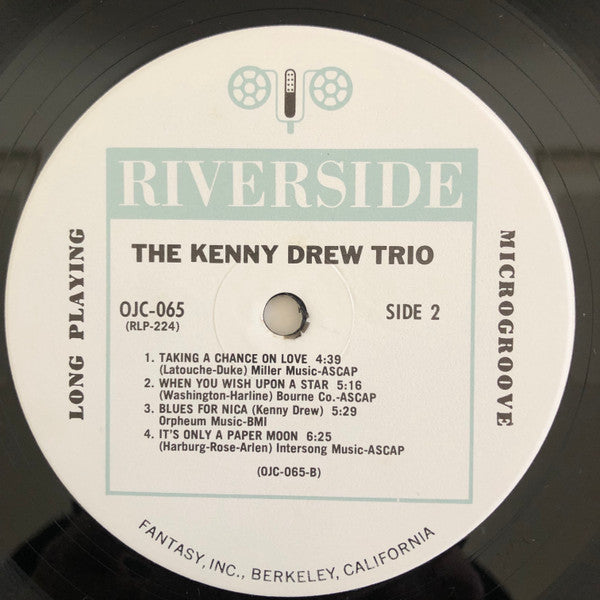 The Kenny Drew Trio - Kenny Drew Trio (Vinyl, LP, Album, Reissue, Mono) Very Good (VG) / Very Good (VG)