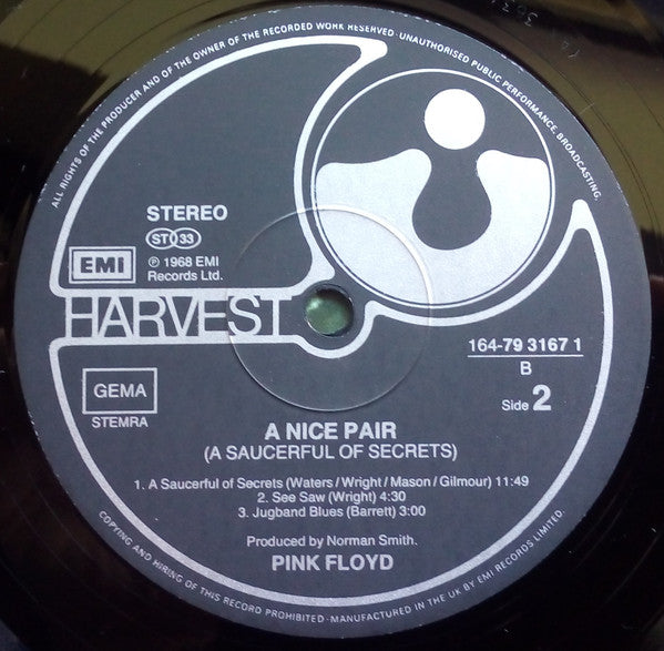 Pink Floyd - A Nice Pair (2xVinyl, LP, Compilation, Reissue, Stereo) Very Good (VG) / Very Good Plus (VG+)