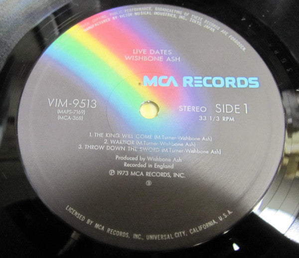 Wishbone Ash - Live Dates = ライブ・デイト (2xVinyl, LP, Reissue) Very Good (VG) / Very Good (VG)