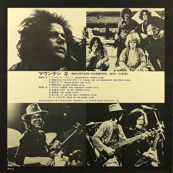 Mountain - Climbing! (Vinyl, LP, Album, Reissue, Stereo) Very Good Plus (VG+) / Very Good (VG)