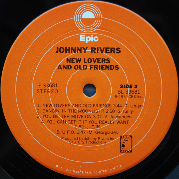 Johnny Rivers - New Lovers And Old Friends (Vinyl, LP, Album, Reissue) Very Good (VG) / Very Good (VG)