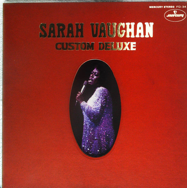 Sarah Vaughan - Custom Deluxe (Vinyl, LP, Compilation) Good Plus (G+) / Very Good Plus (VG+)