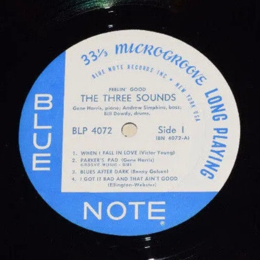 The Three Sounds - Feelin' Good (Vinyl, LP, Album, Mono) Very Good (VG) / Very Good (VG)