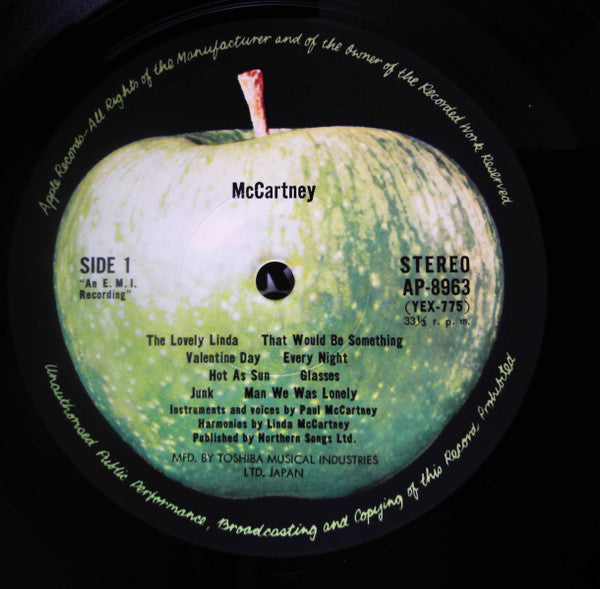 Paul McCartney - McCartney = ポール・マッカートニー (Vinyl, LP, Album, Stereo)
