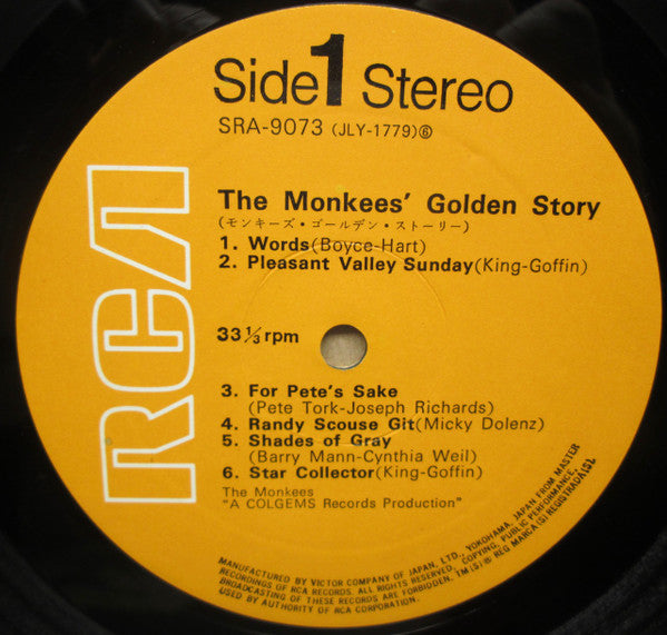 The Monkees - The Monkees' Golden Story (2xVinyl, LP, Compilation, Repress, Stereo) Good Plus (G+) / Good Plus (G+)