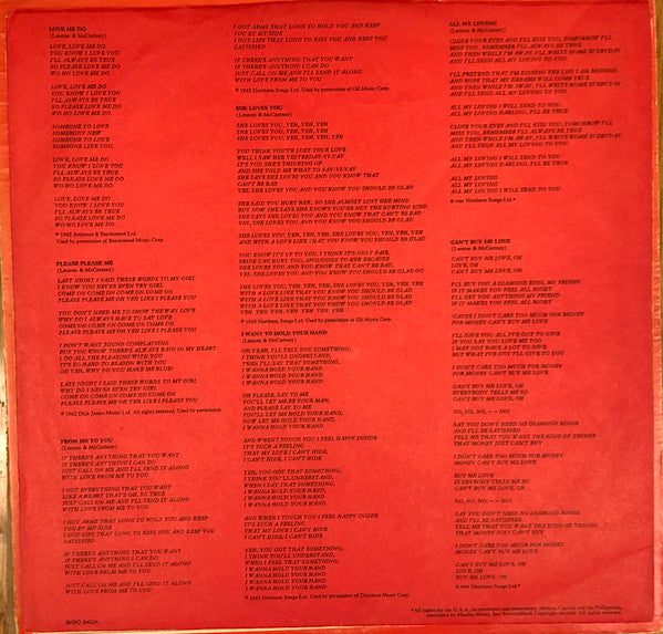 The Beatles - 1962-1966 (2xVinyl, LP, Album, Compilation, Stereo) Very Good (VG) / Very Good (VG)