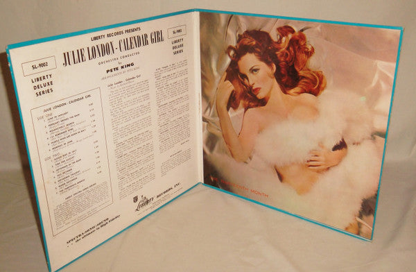 Julie London - Calendar Girl (Vinyl, LP, Repress, Mono) Very Good (VG) / Good (G)