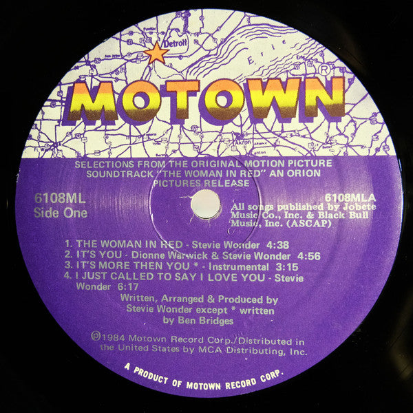 Stevie Wonder - Selections From The Original Motion Picture Soundtr...