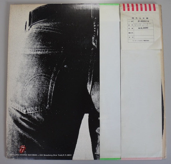 The Rolling Stones - Sticky Fingers (Vinyl, LP, Album, Repress) Good Plus (G+) / Good Plus (G+)