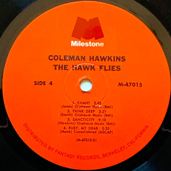 Coleman Hawkins - The Hawk Flies (2xVinyl, LP, Compilation, Remastered, Stereo) Very Good Plus (VG+) / Very Good (VG)