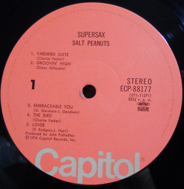 Supersax - Salt Peanuts (Supersax Plays Bird, Volume 2) (Vinyl, LP,...