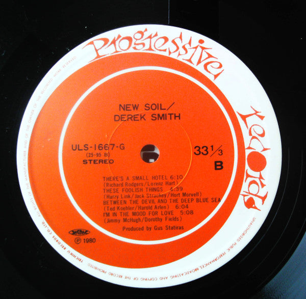 Derek Smith - New Soil (Vinyl, LP, Album, Reissue) Near Mint (NM or M-) / Very Good Plus (VG+)