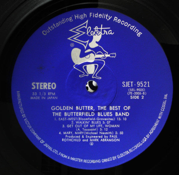 The Paul Butterfield Blues Band - Golden Butter / The Best Of The Paul Butterfield Blues Band (2xVinyl, LP, Compilation, Stereo) Very Good (VG) / Very Good (VG)
