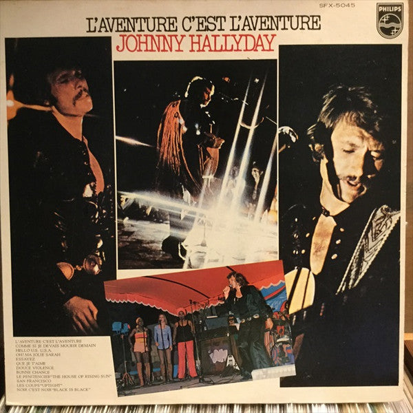 Johnny Hallyday - L'aventure C'est L'aventure (Vinyl, LP, Compilation) Very Good (VG) / Good Plus (G+)