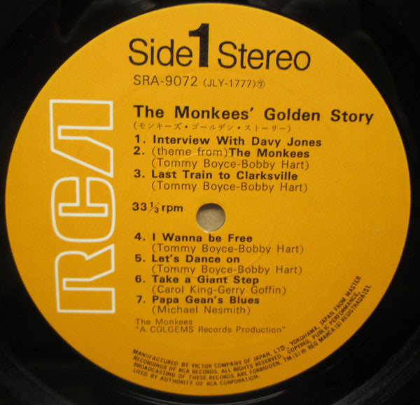 The Monkees - The Monkees' Golden Story (2xVinyl, LP, Compilation, Repress, Stereo) Good Plus (G+) / Good Plus (G+)