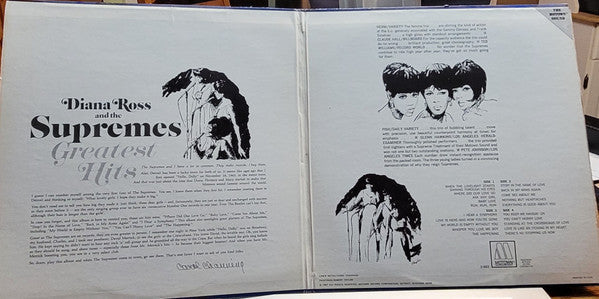 The Supremes - Greatest Hits (2xVinyl, LP, Album, Compilation) Very Good Plus (VG+) / Good Plus (G+)