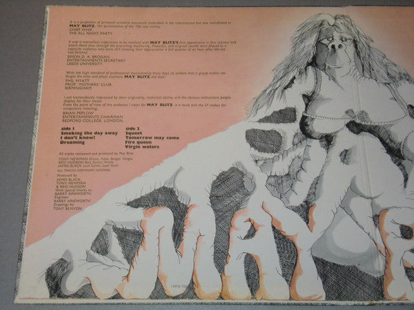 May Blitz - May Blitz (Vinyl, LP, Album) Very Good (VG) / Good Plus (G+)