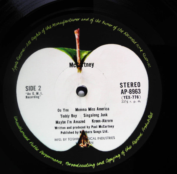 Paul McCartney - McCartney = ポール・マッカートニー (Vinyl, LP, Album, Stereo)